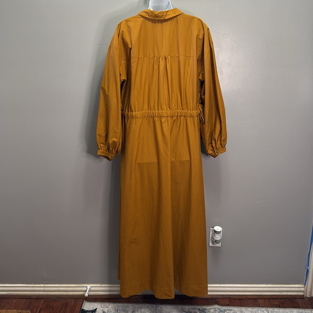 Anthropologie Maeve Cinched Shirt Dress L - Picture 6 of 7
